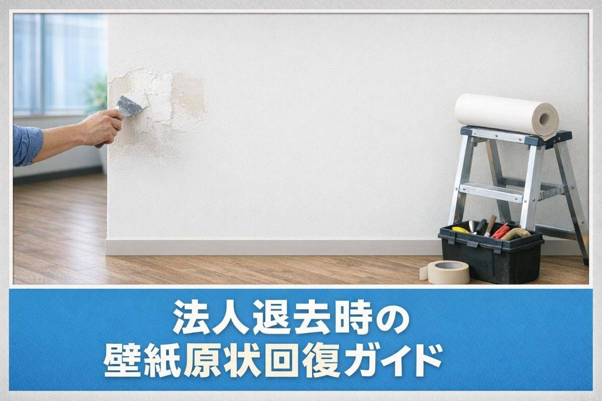 法人退去時の壁紙原状回復ガイド｜費用負担・トラブル回避の全知識