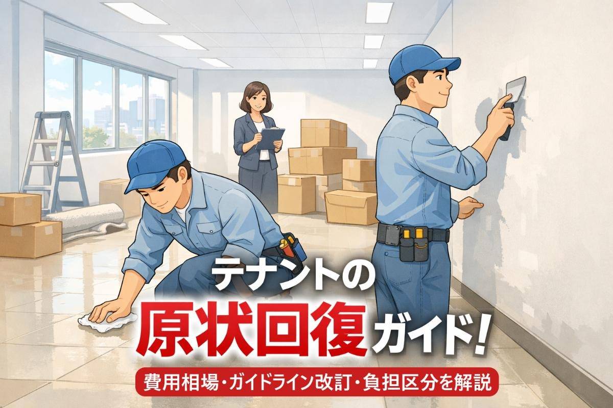 テナントの原状回復ガイド！費用相場・ガイドライン改訂・負担区分を解説