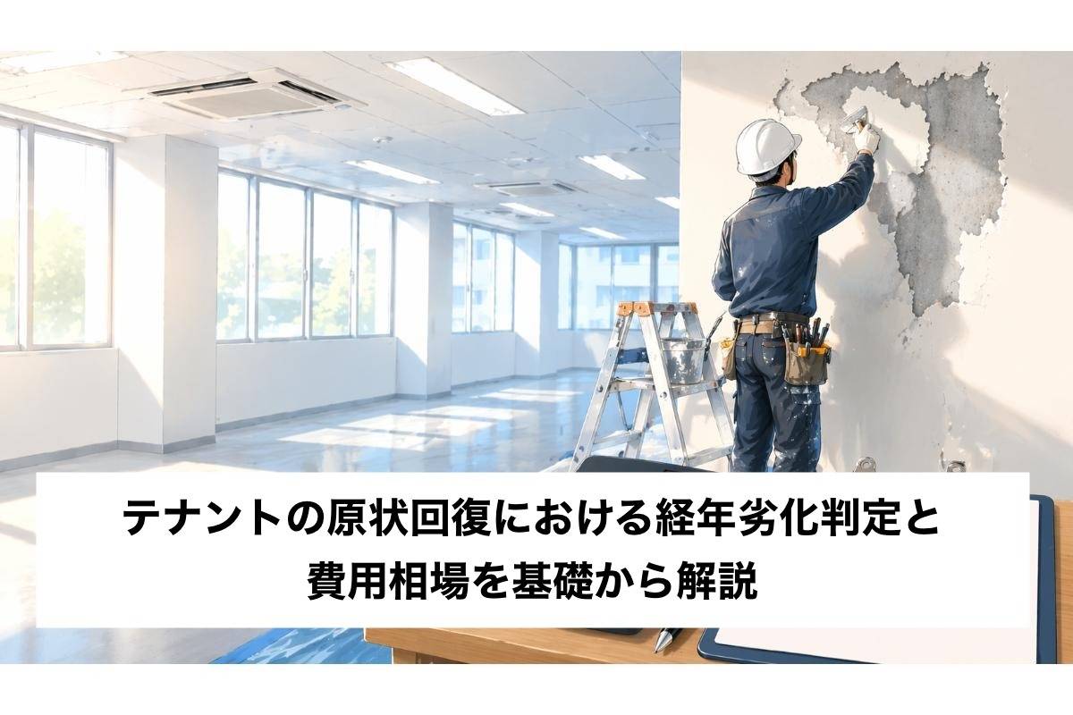 テナントの原状回復における経年劣化判定と費用相場を基礎から解説